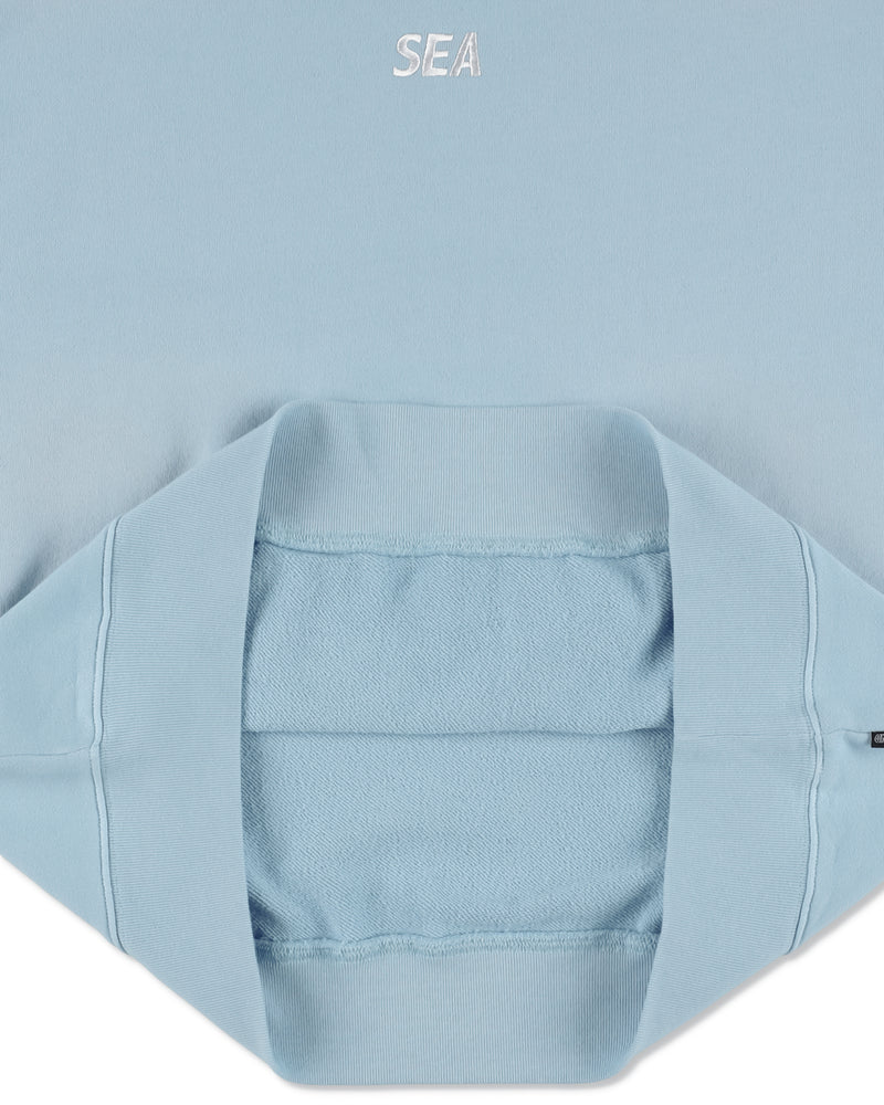 SULFUR DYEING LOGO CREWNECK SWEATSHIRT