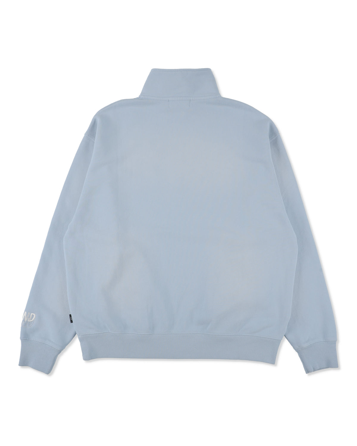 SULFUR DYEING LOGO HALF ZIP SWEATSHIRT