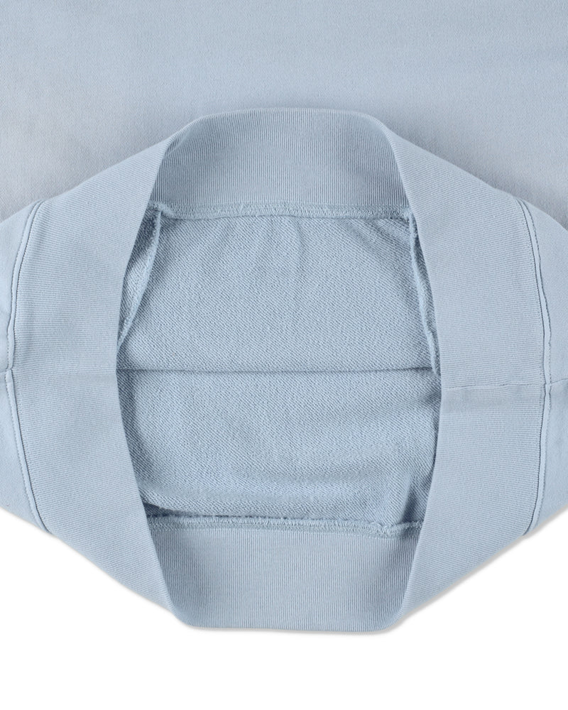 SULFUR DYEING LOGO HALF ZIP SWEATSHIRT