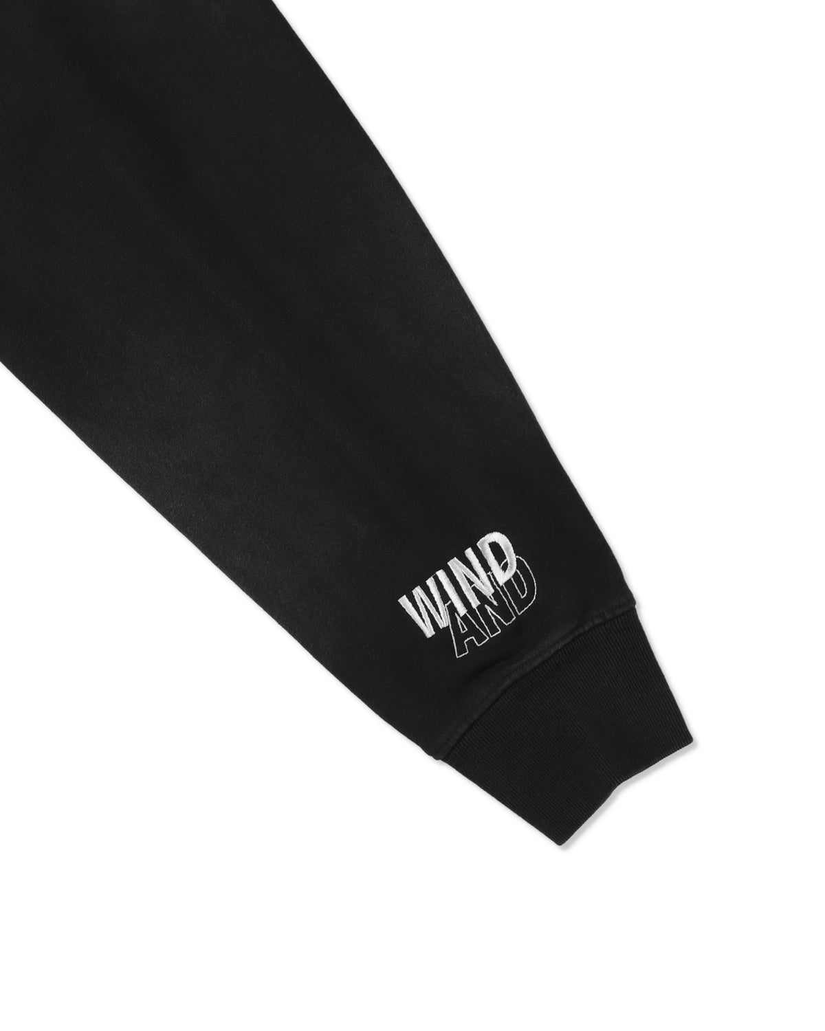 SULFUR DYEING LOGO HALF ZIP SWEATSHIRT