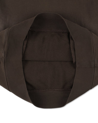 SULFUR DYEING LOGO HALF ZIP SWEATSHIRT