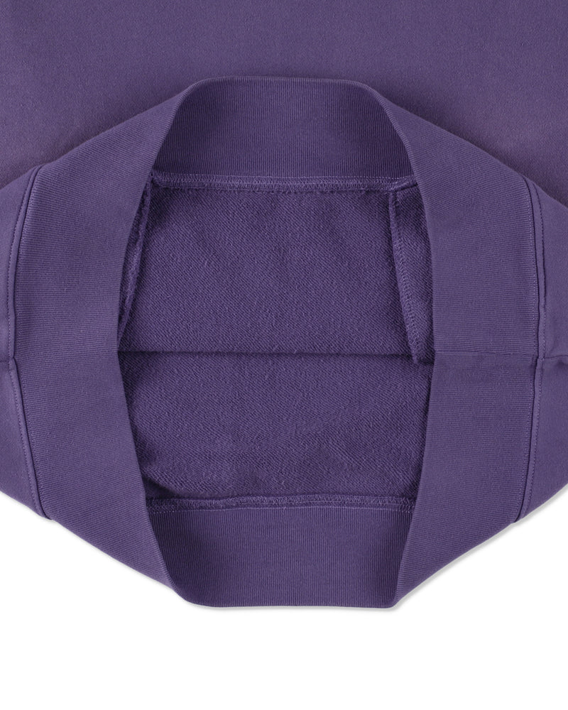 SULFUR DYEING LOGO HALF ZIP SWEATSHIRT