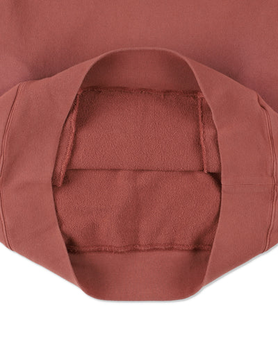 SULFUR DYEING LOGO HALF ZIP SWEATSHIRT