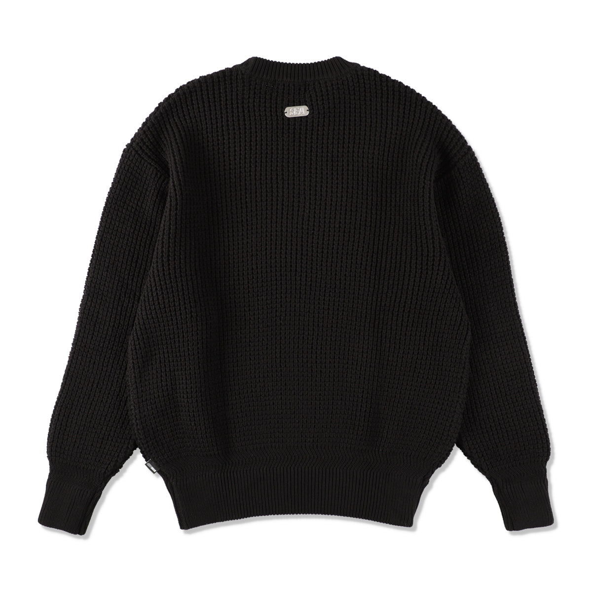 COTTON WAFFLE SWEATER