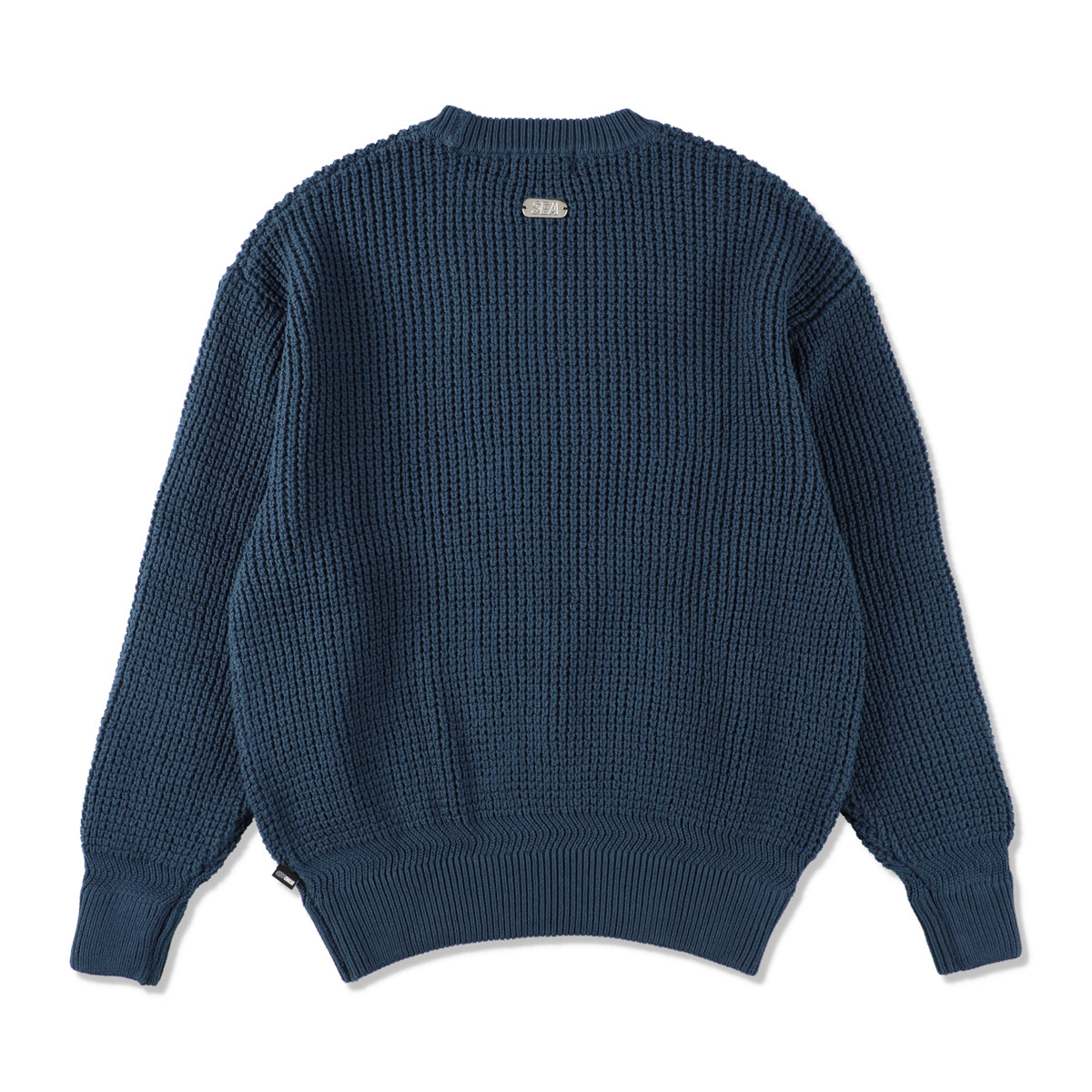 COTTON WAFFLE SWEATER