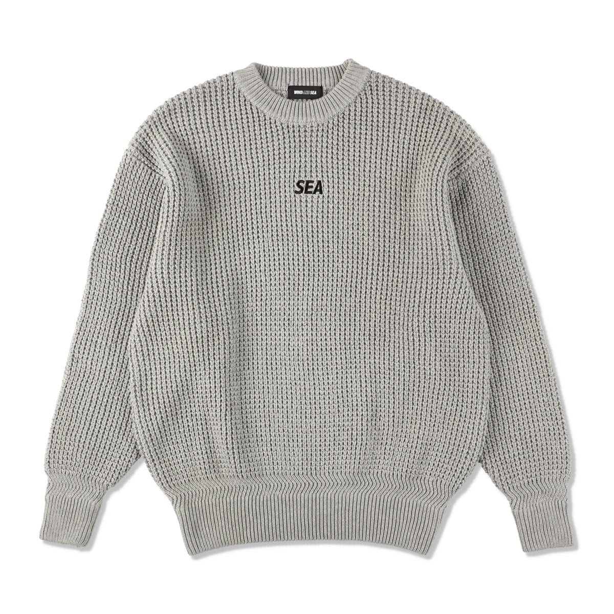 COTTON WAFFLE SWEATER