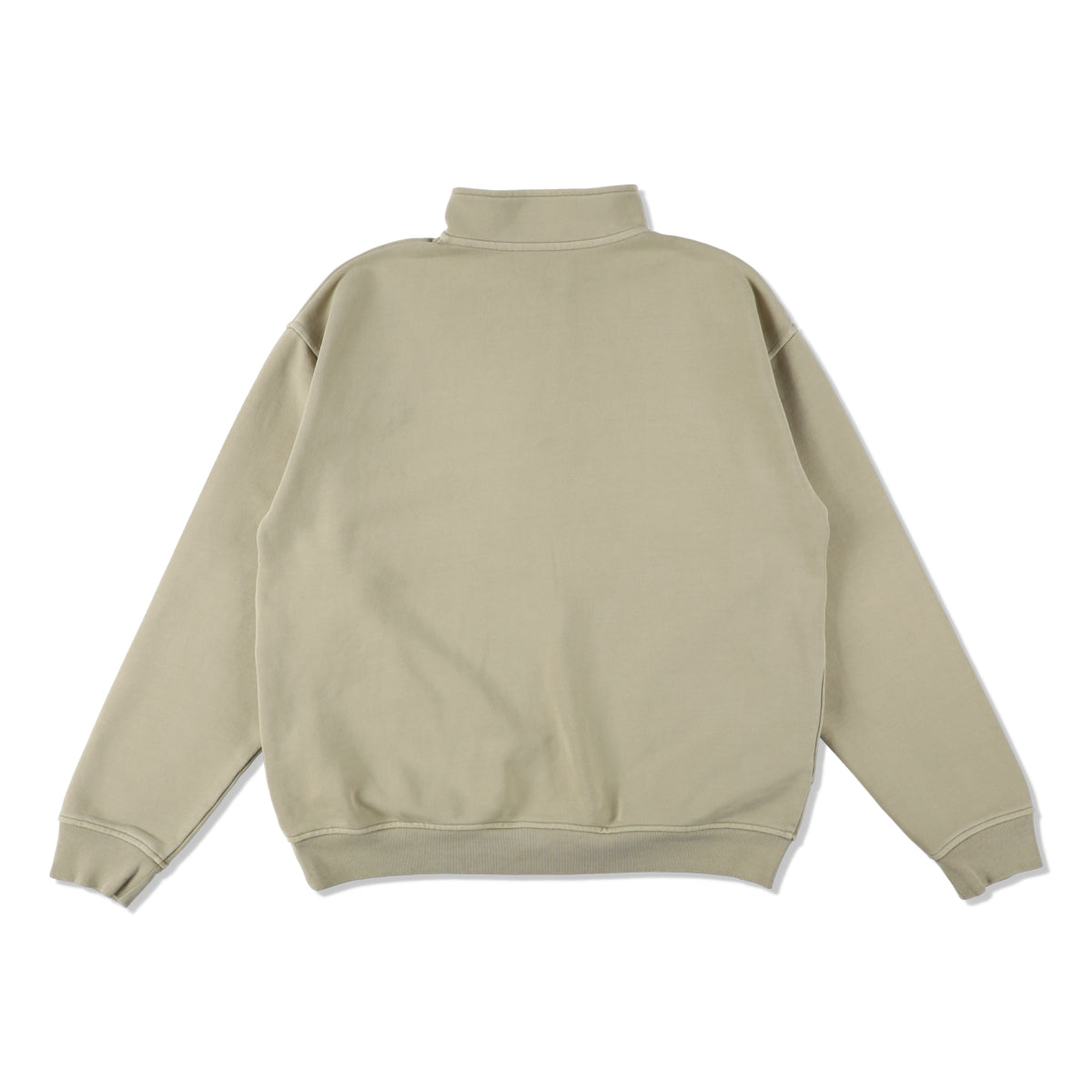 SEA PIGMENT HALF ZIP SWEAT