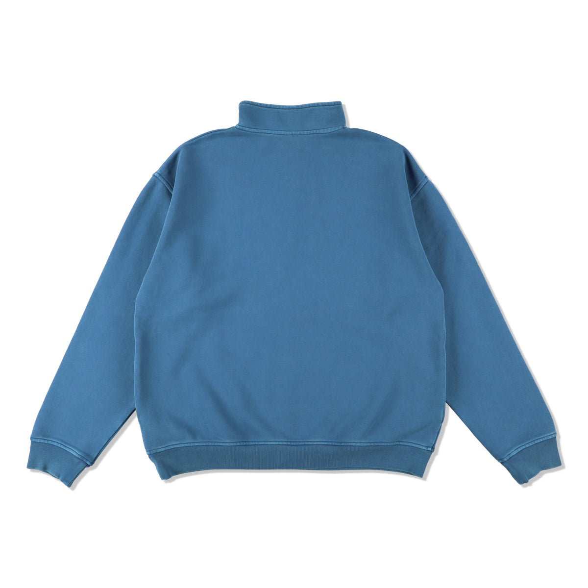 SEA PIGMENT HALF ZIP SWEAT