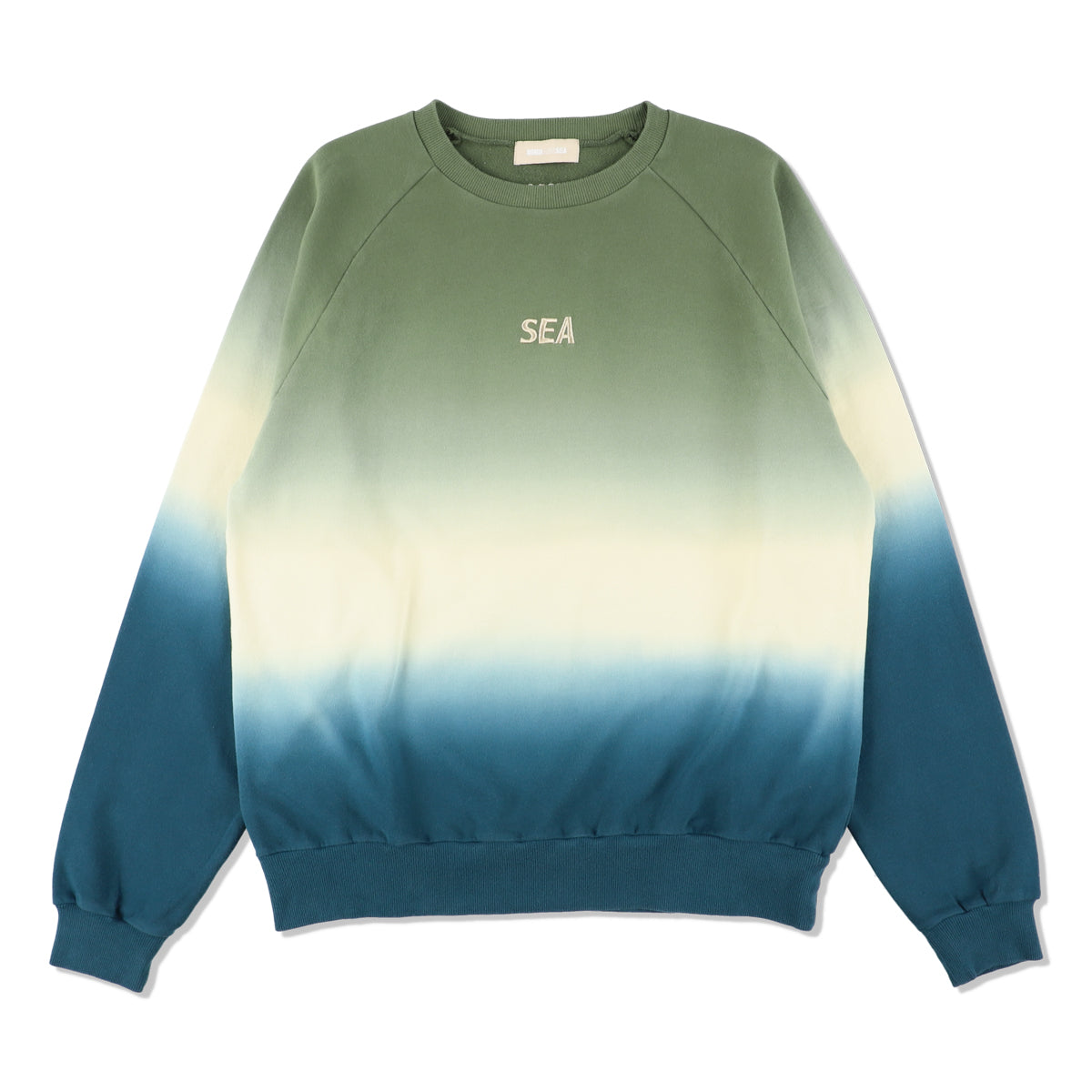 STEP_DYE RAGLAN CREW NECK