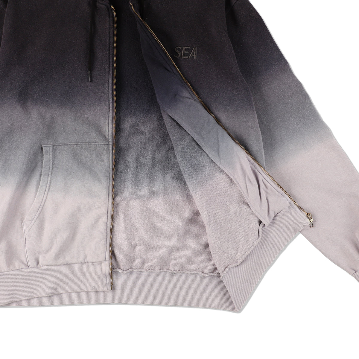 Step_Dye Zip-up Sweat shirt