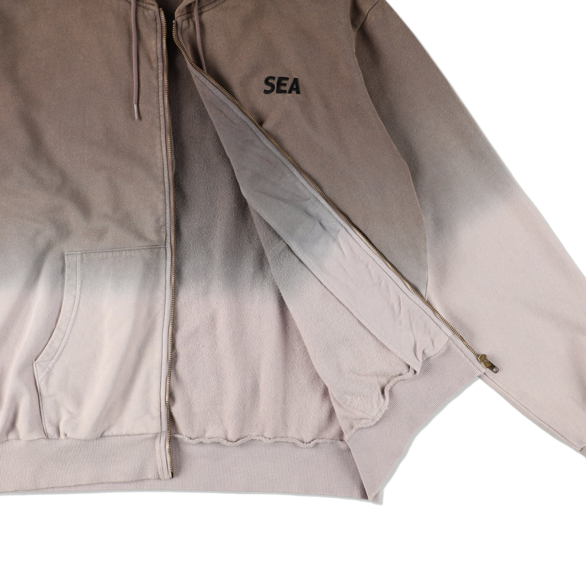 Step_Dye Zip-up Sweat shirt