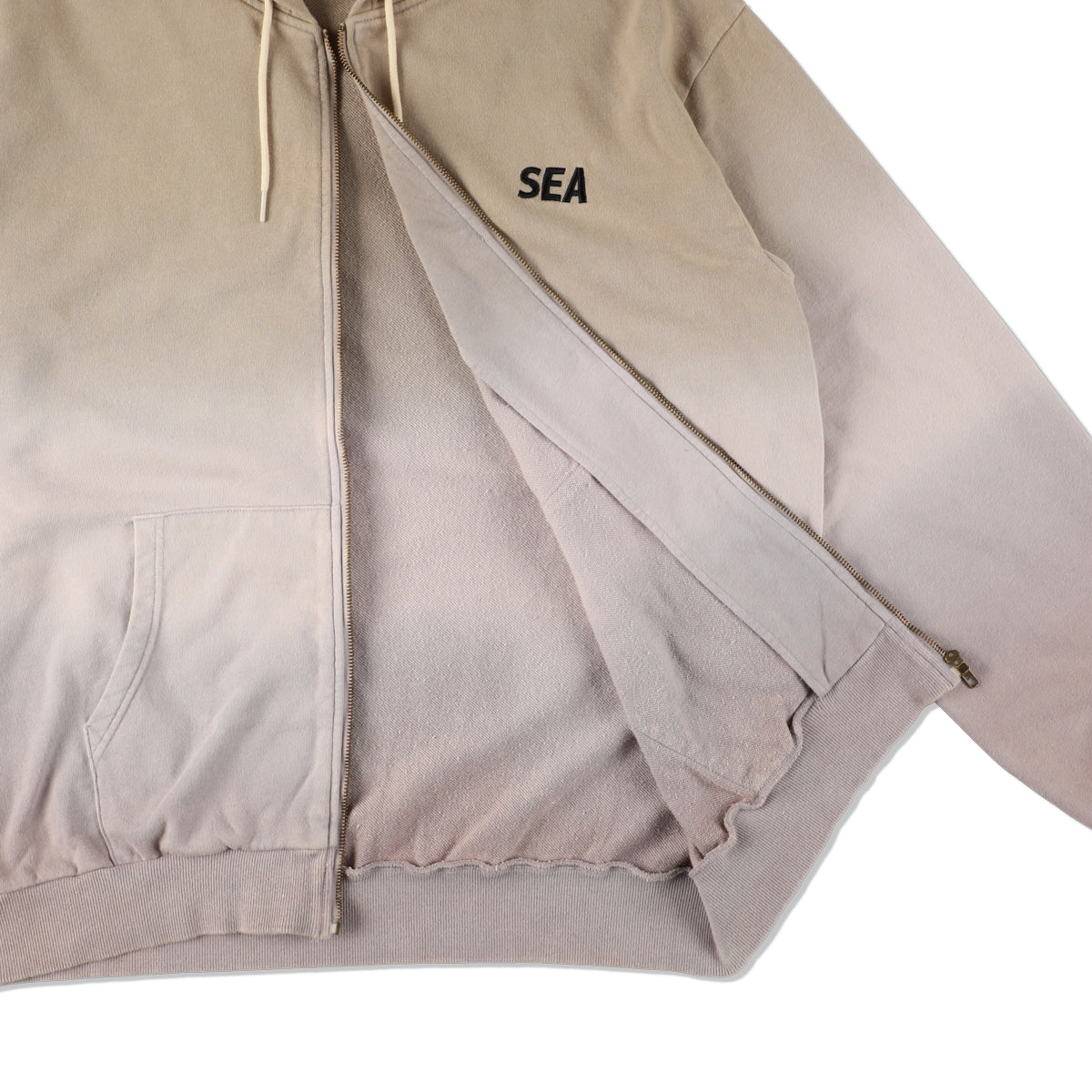 Step_Dye Zip-up Sweat shirt