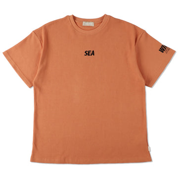 ES_WAFFLE S/S TOP / APRICOT