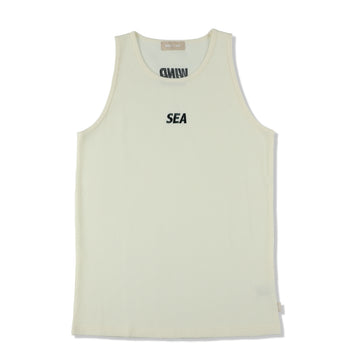 ES_WAFFLE TANK TOP / OFF_WHITE