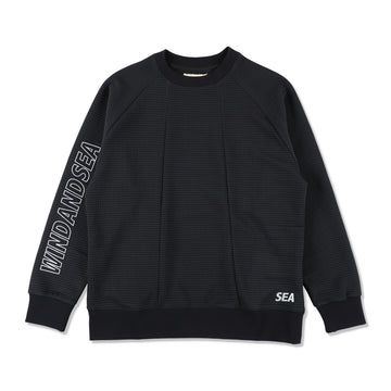 WDS-ES WDS_TEX Dimensional Crewneck Sweatshirt / BLACK