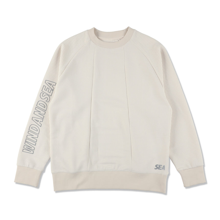 WDS-ES WDS_TEX Dimensional Crewneck Sweatshirt / IVORY