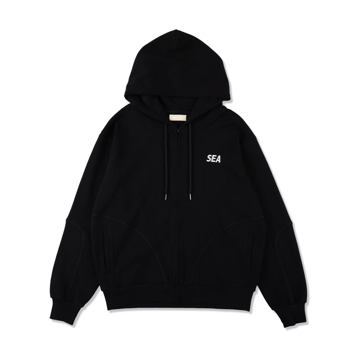 ES_W_Zip-Up Hooded Waffle Shirt