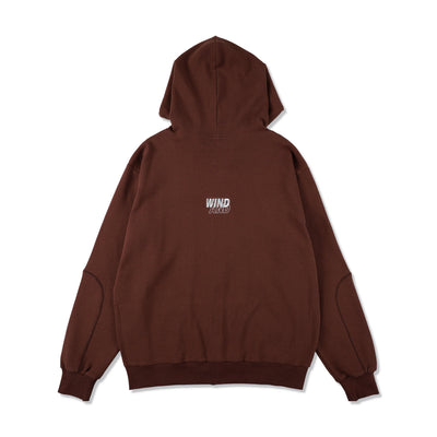 ES_W_Zip-Up Hooded Waffle Shirt