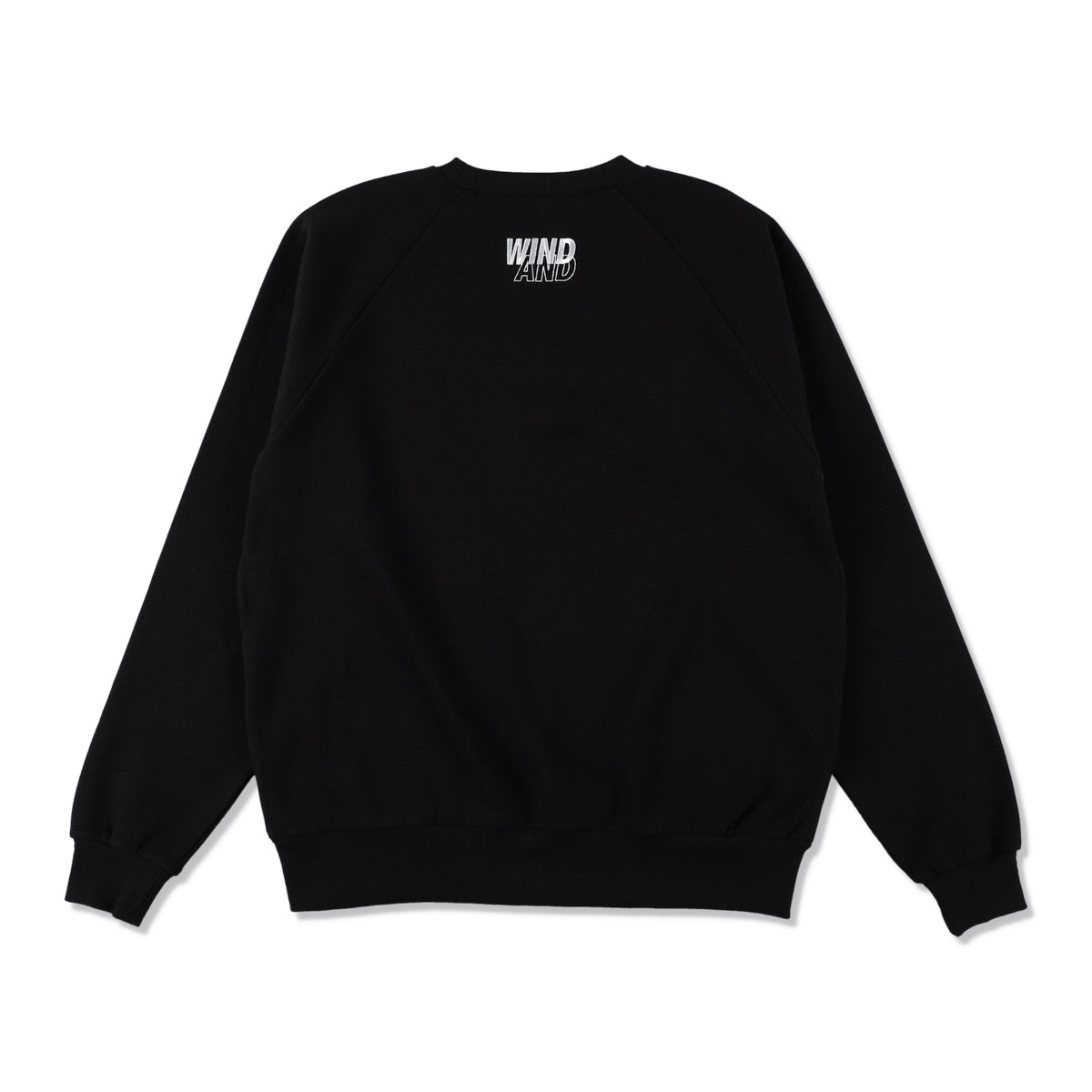 ES_W_Raglan Crew Neck Waffle Shirt