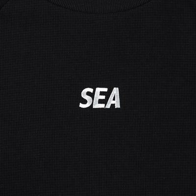 ES_W_Raglan Crew Neck Waffle Shirt