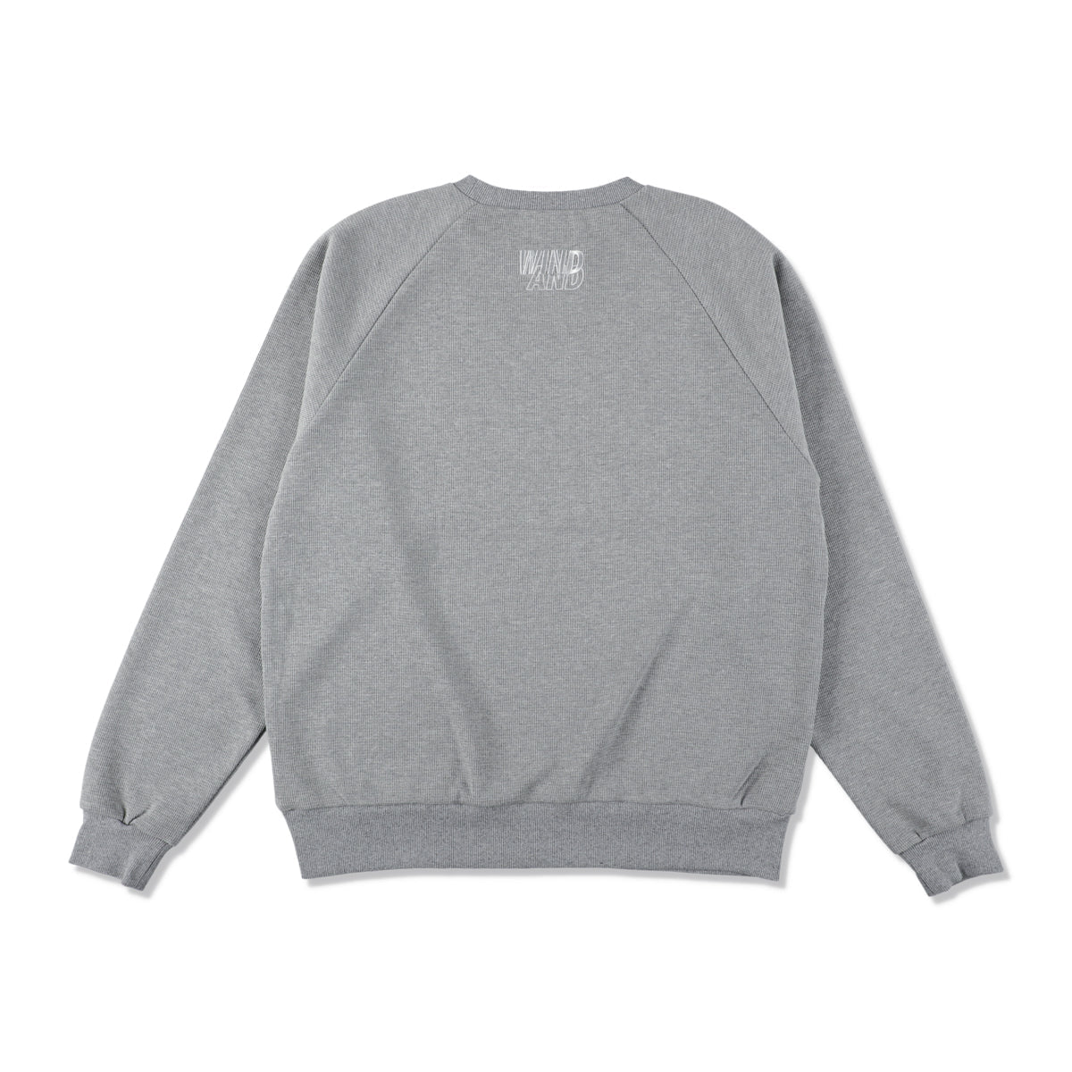 ES_W_Raglan Crew Neck Waffle Shirt