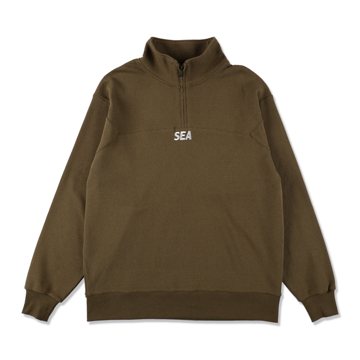 ES_W_Half Zip Waffle Shirt