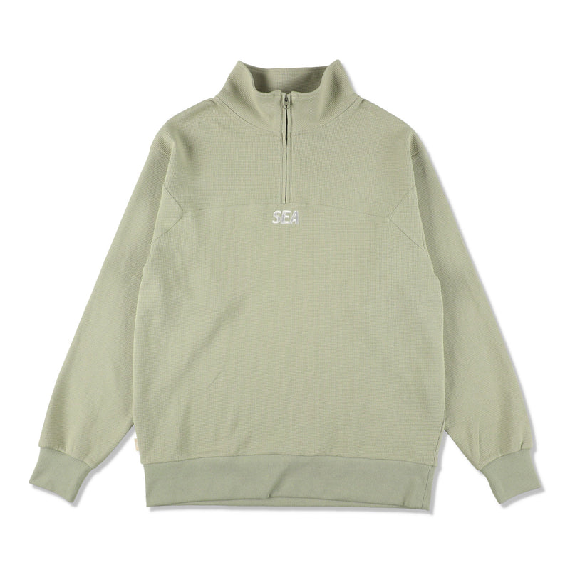 ES_W_Half Zip Waffle Shirt