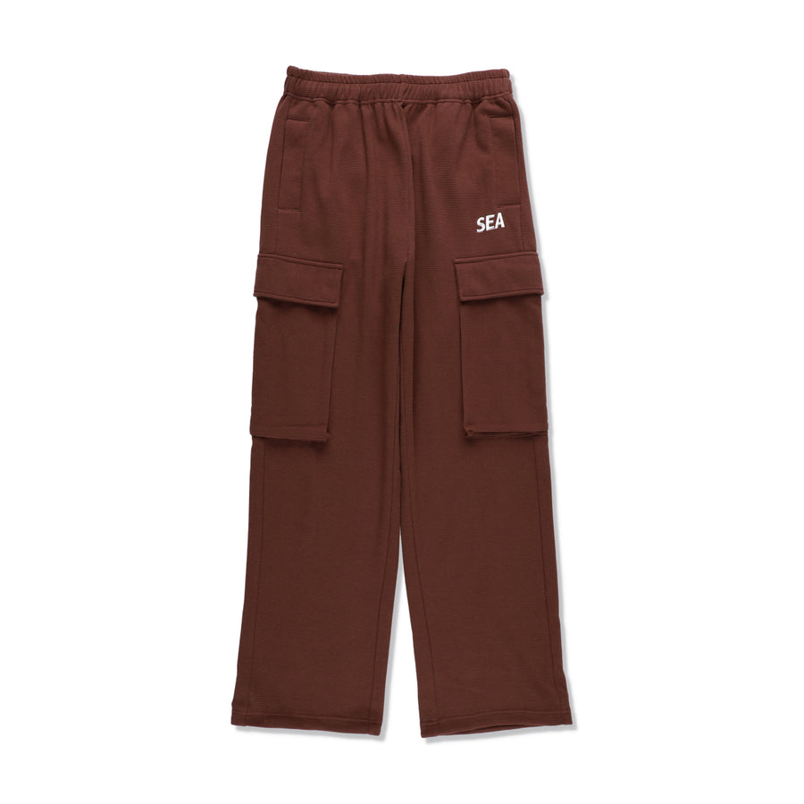 ES_W_Waffle Cargo Pant / BROWN