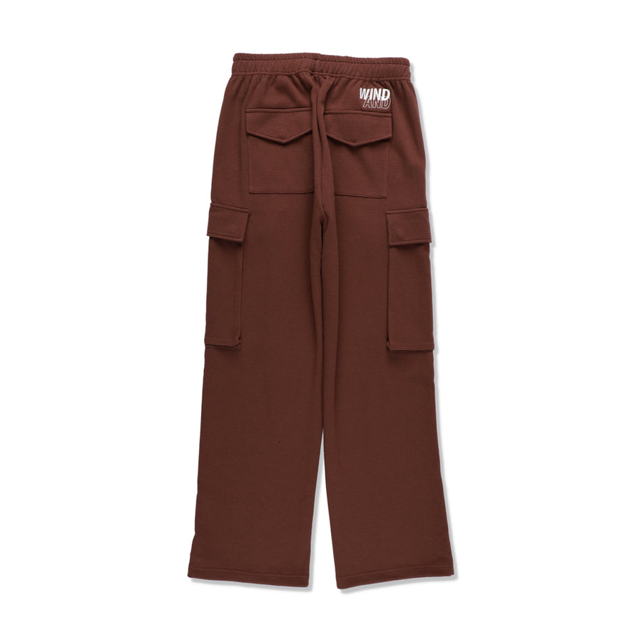 ES_W_Waffle Cargo Pant / BROWN