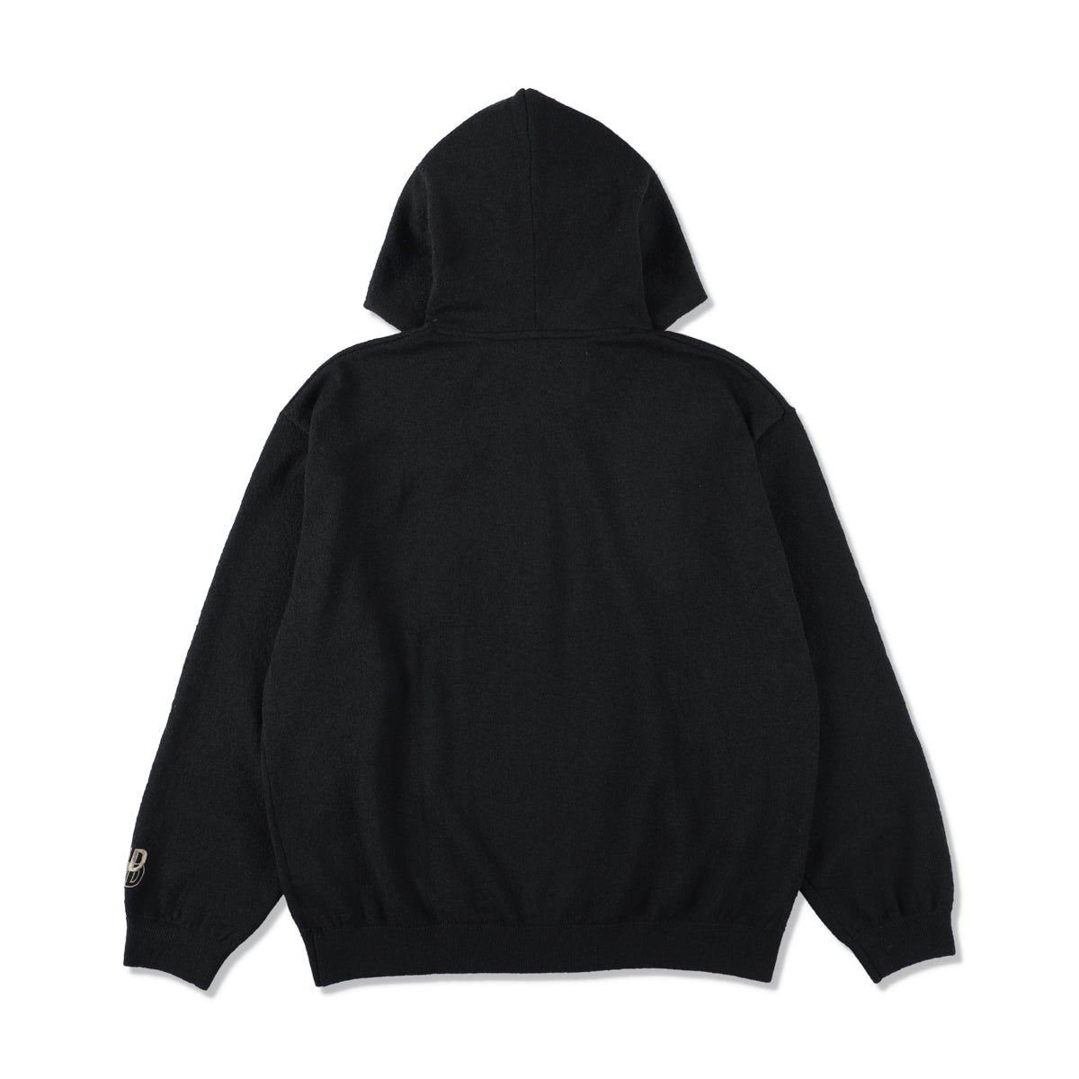 Bouclet Zip-up Hooded Sweatshirt