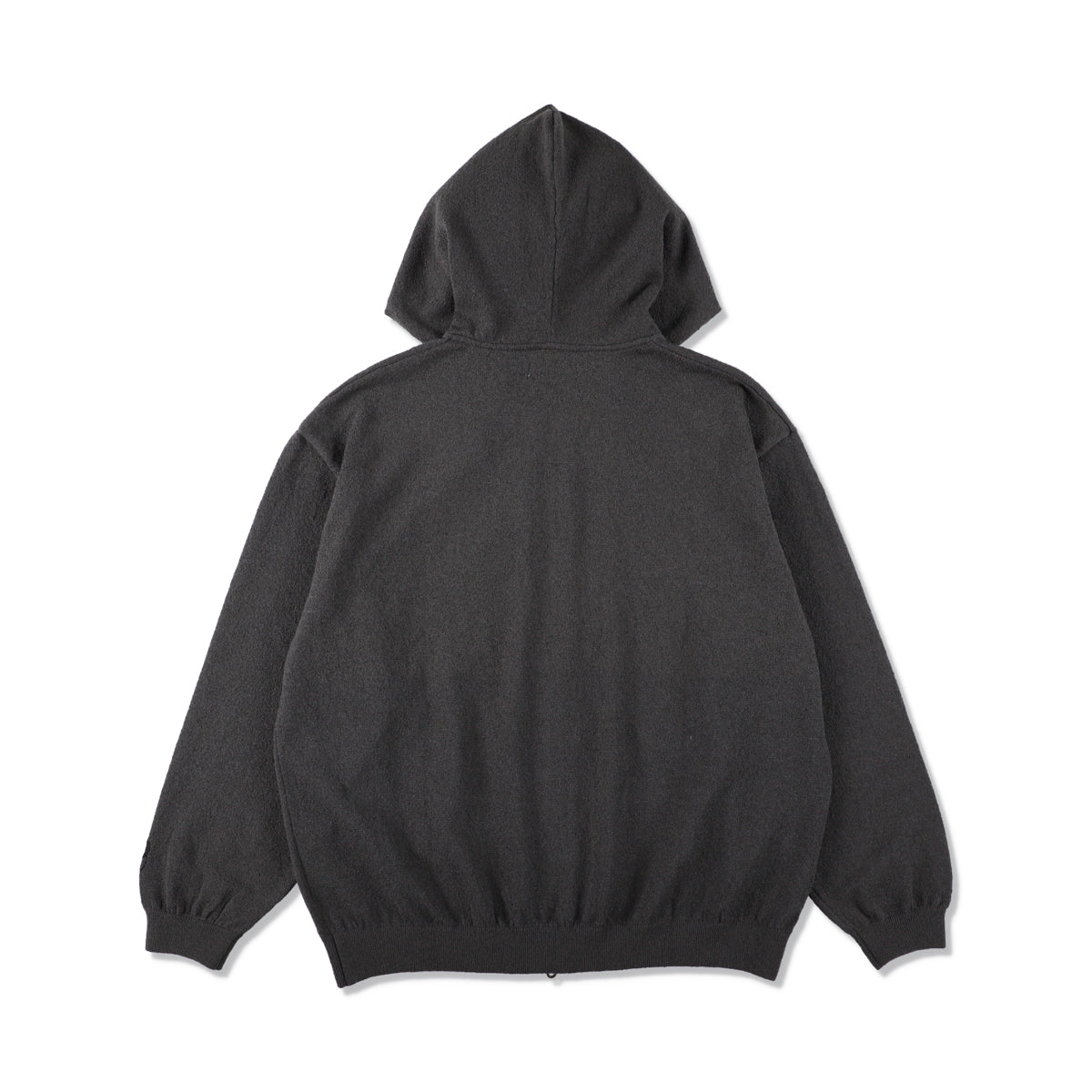 Bouclet Zip-up Hooded Sweatshirt