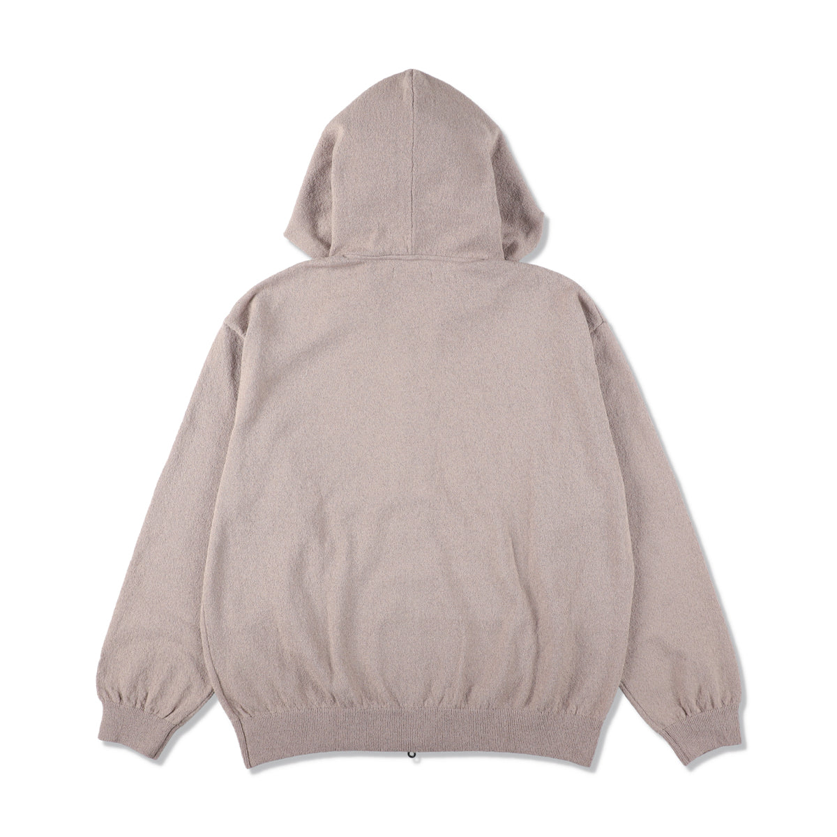 Bouclet Zip-up Hooded Sweatshirt