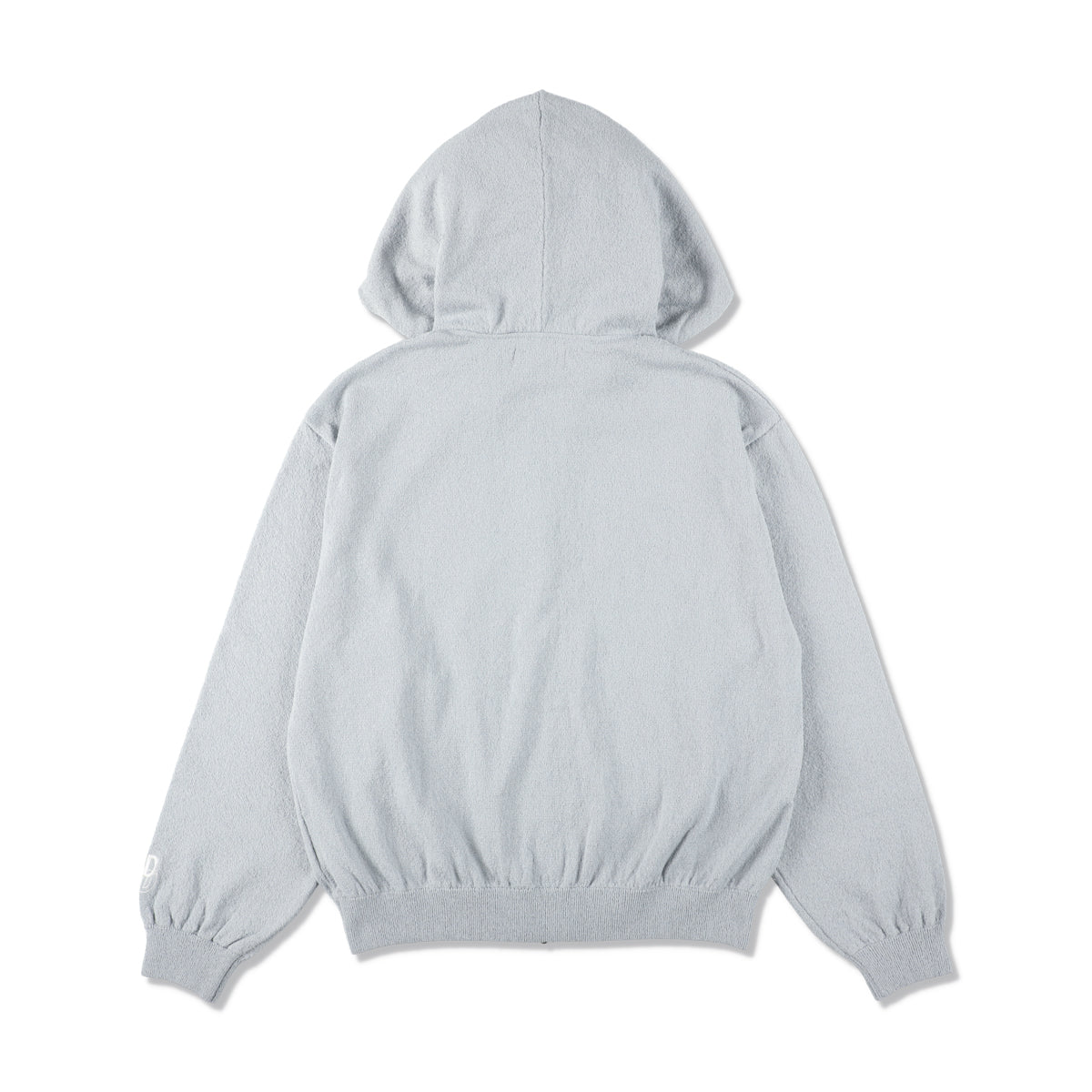 Bouclet Zip-up Hooded Sweatshirt