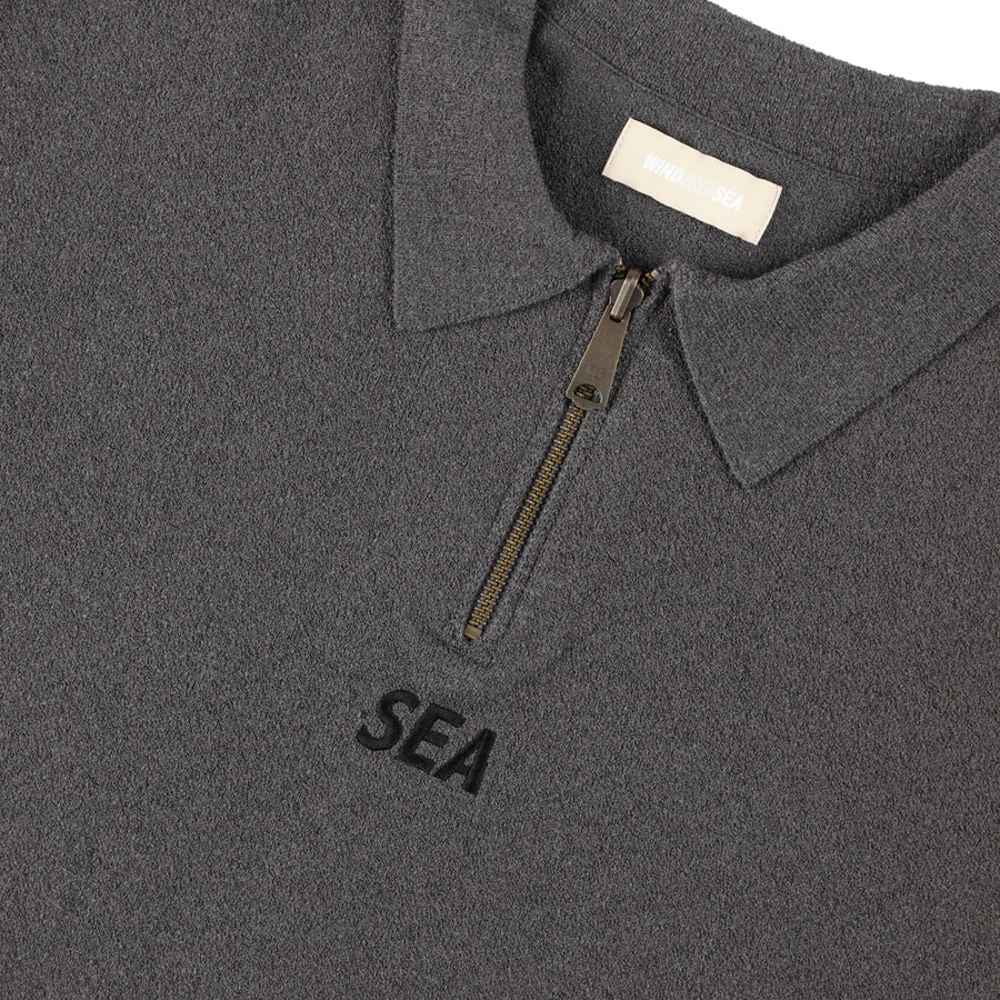 Bouclet S/S Polo / CHARCOAL