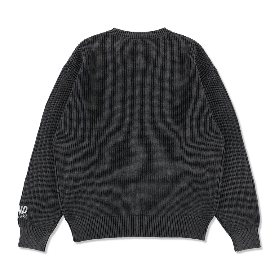 SEA SPRAY KNIT SWEATER / BLACK