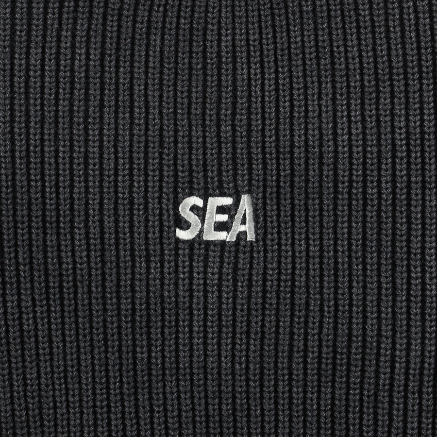 SEA SPRAY KNIT SWEATER / BLACK