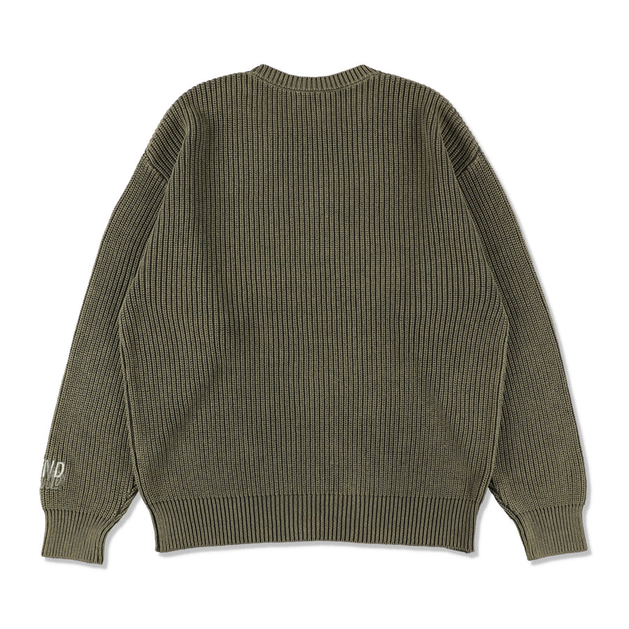 SEA SPRAY KNIT SWEATER / KHAKI