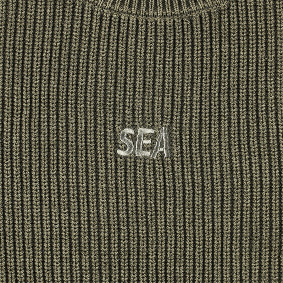 SEA SPRAY KNIT SWEATER / KHAKI