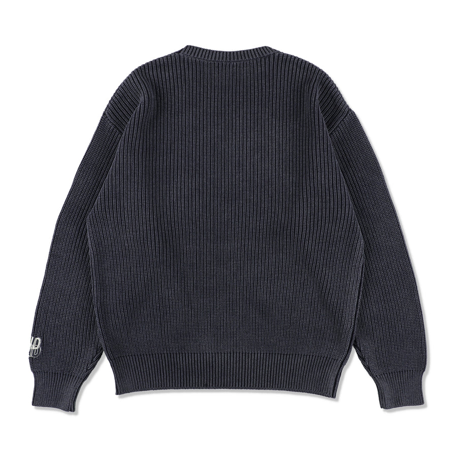 SEA SPRAY KNIT SWEATER / NAVY