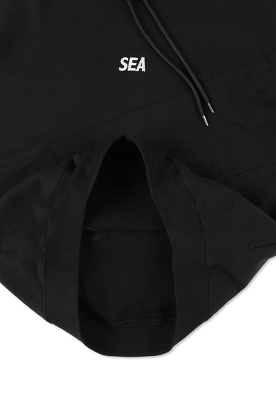 Switching Hooded Sweat Shirt