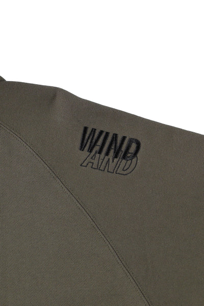 Switching Hooded Sweat Shirt