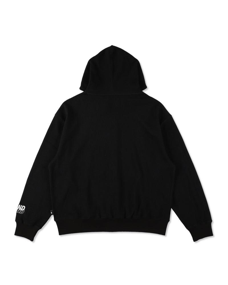 Waffle Zip Up Sweatshirt