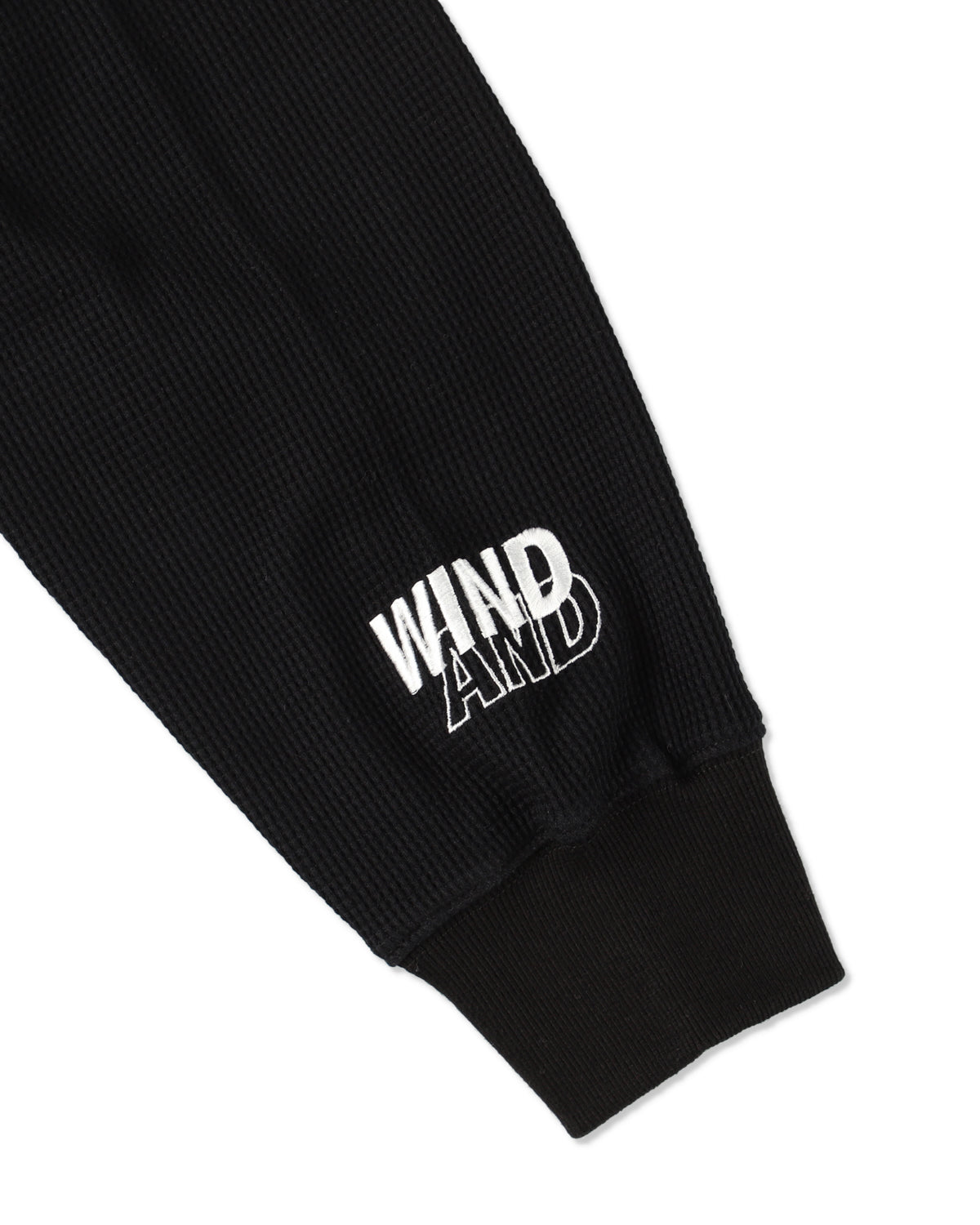 Waffle Zip Up Sweatshirt