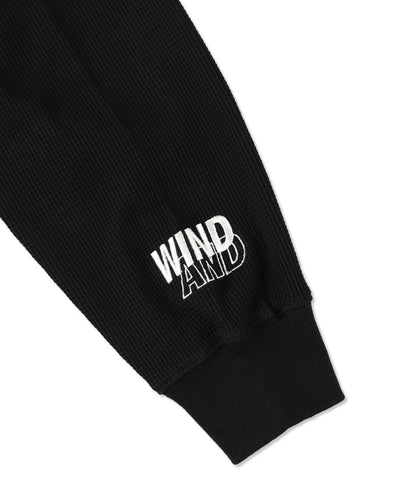 Waffle Zip Up Sweatshirt