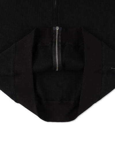 Waffle Zip Up Sweatshirt