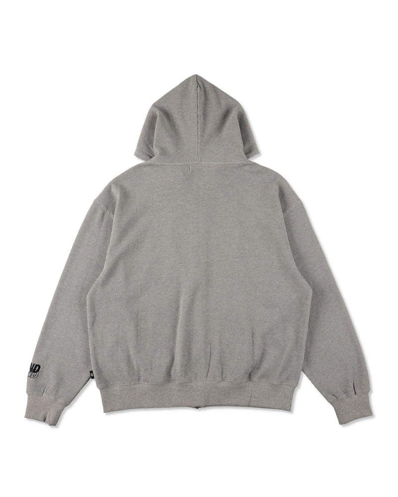 Waffle Zip Up Sweatshirt