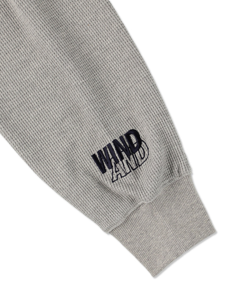 Waffle Zip Up Sweatshirt