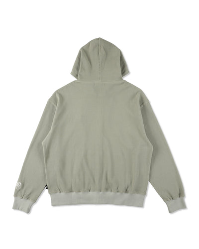 Waffle Zip Up Sweatshirt