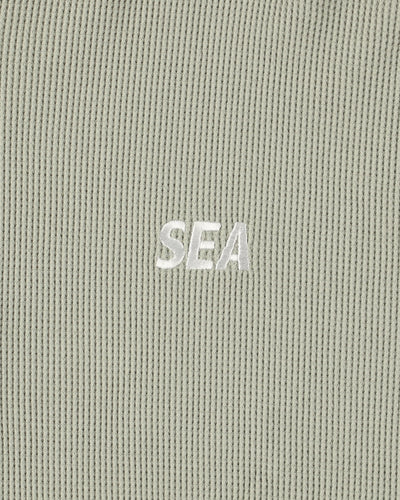 Waffle Zip Up Sweatshirt