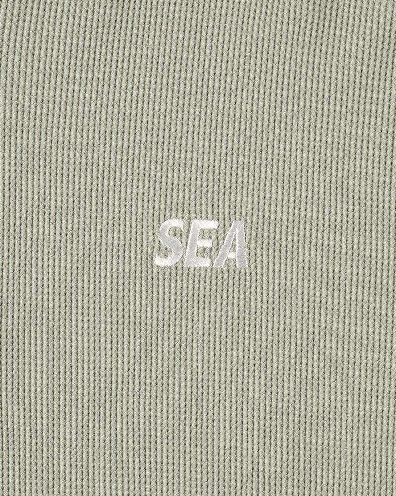 Waffle Zip Up Sweatshirt